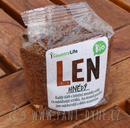 Len hnědý BIO 300g