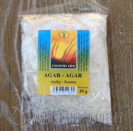Řasy Agar - agar, vločky 30g