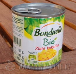 Kukuřice sladká sterilovaná bio 150g