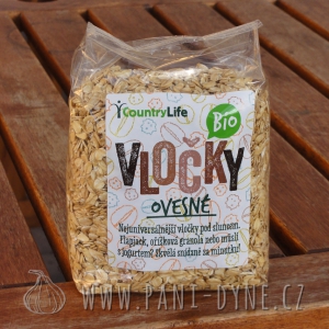 Vločky ovesné BIO Countrylife 500g