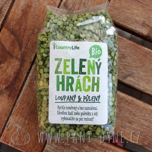 Hrách zelený loupaný bio 500g