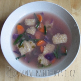 Miso polévka s mochi
